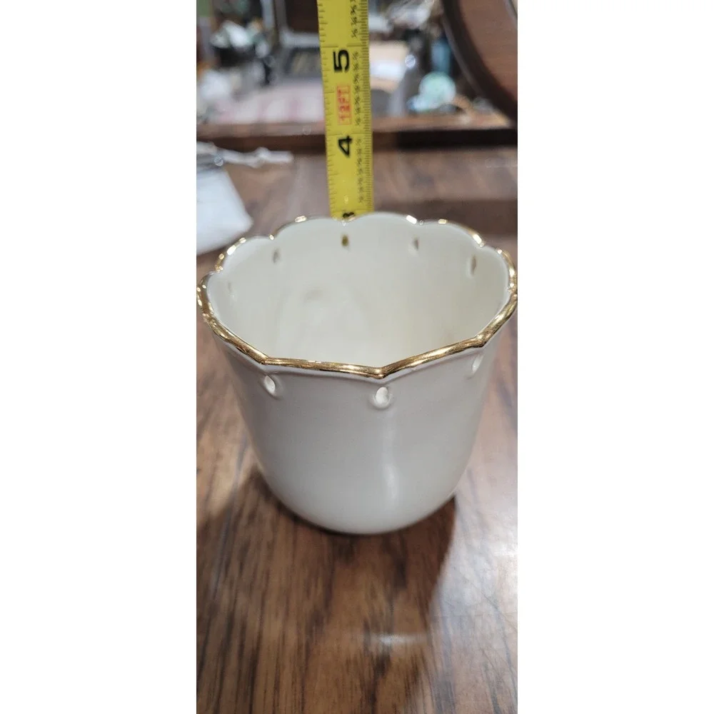 Lenox Angelic visions prayer angel votive candle holder